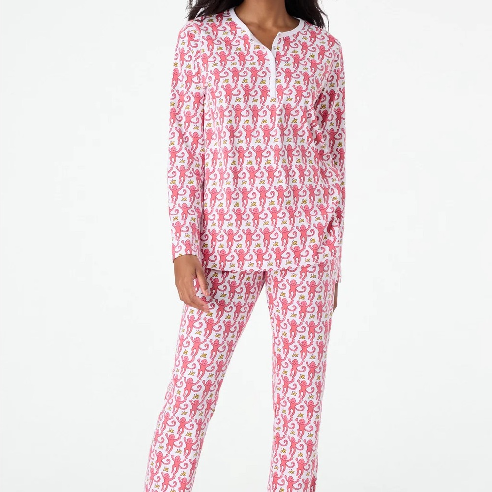 Roller Rabbit Pink Money Pajamas